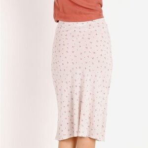 Auguste‎ the Label Jasmine Bias Slip Midi Skirt Cream SZ 6